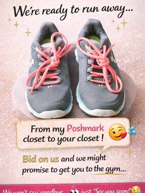 Under Armour Grey Micro G Sneakers Size 6